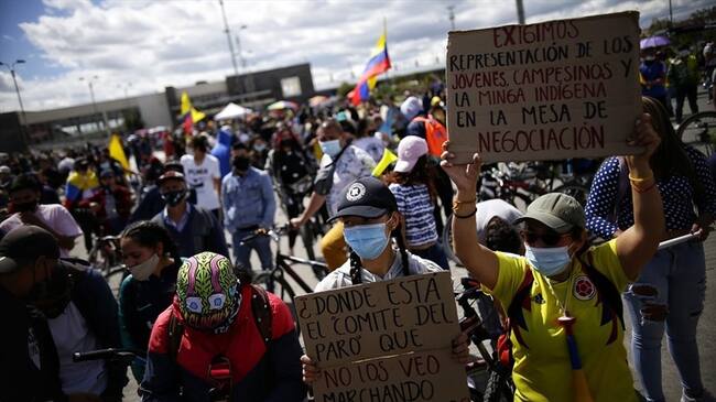 Advierten demanda si el gobierno modifica unilateralmente decreto sobre protestas. Foto: Colprensa
