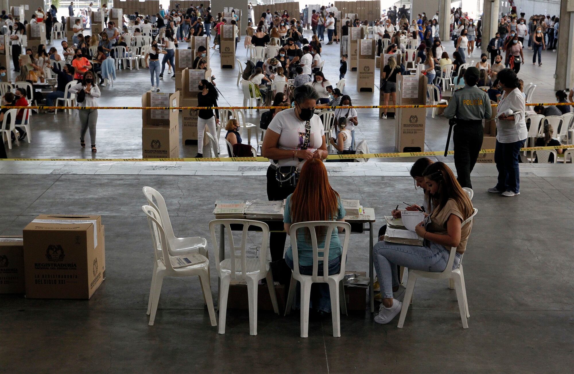 Elecciones legislativas 2022 en Colombia. Foto:  Fredy Builes/Getty Images
