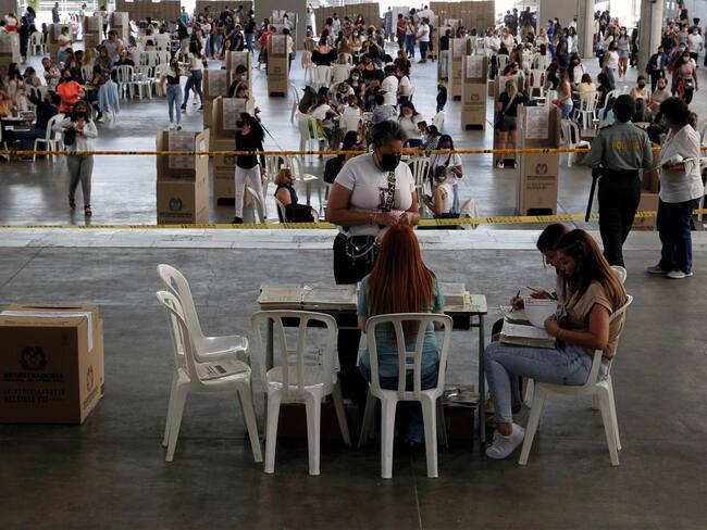Elecciones legislativas 2022 en Colombia. Foto:  Fredy Builes/Getty Images
