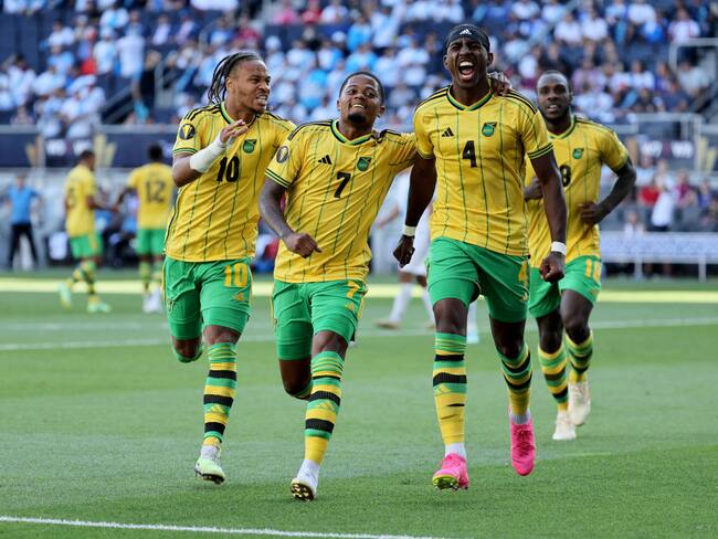 La selección Jamaica derrotó a Guatemala en cuartos de final de la Copa Oro 2023. Foto: Andy Lyons/Getty Images.