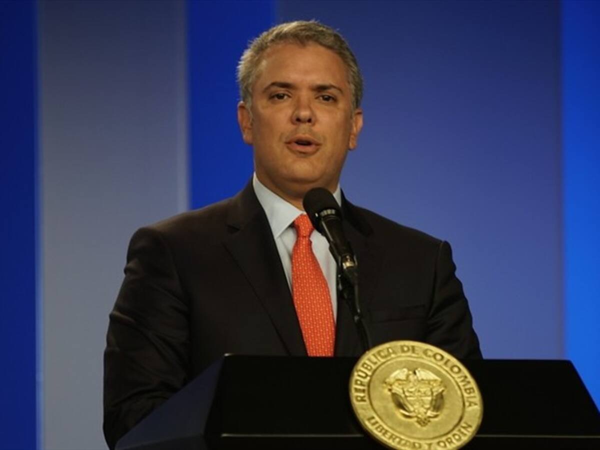 Presidente Duque pide al Congreso soluciones responsables para cubrir déficit fiscal