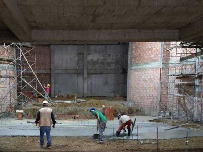 Retrasos en la entrega del teatro municipal. Foto: cortesía Gobernación de Risaralda.