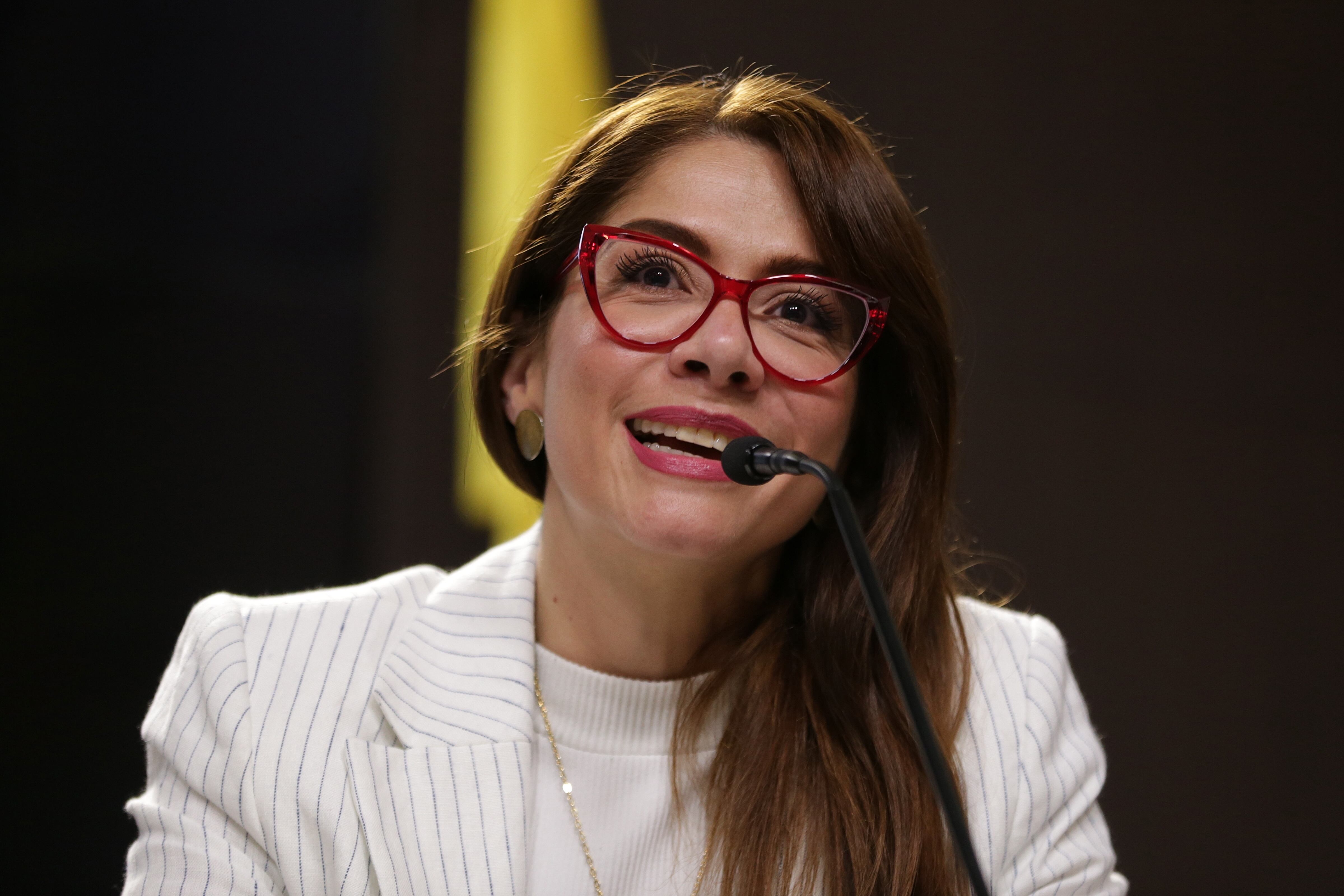 Catherine Juvinao, Representante a la Cámara por la Alianza Verde. (Colprensa - Camila Díaz)