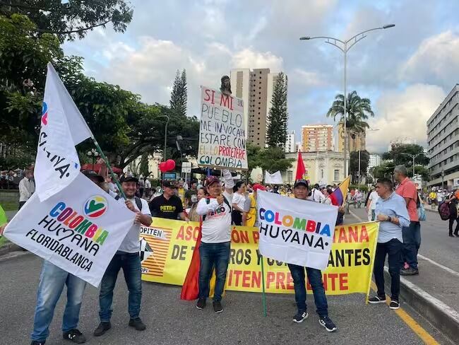 En Bucaramanga también marcharán en apoyo al Gobierno Nacional.