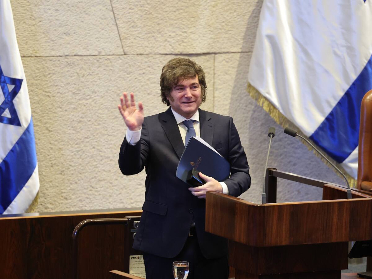 Javier Milei anunció que trasladará Embajada de Argentina en Israel a Jerusalén en 2026