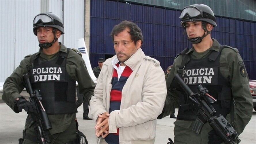 Miguel Ángel Mejía Múnera, alias 'El Mellizo', hizo parte del Bloque Vencedores de Arauca de las Autodefensas Unidas de Colombia. Foto: Colprensa / DIJÍN