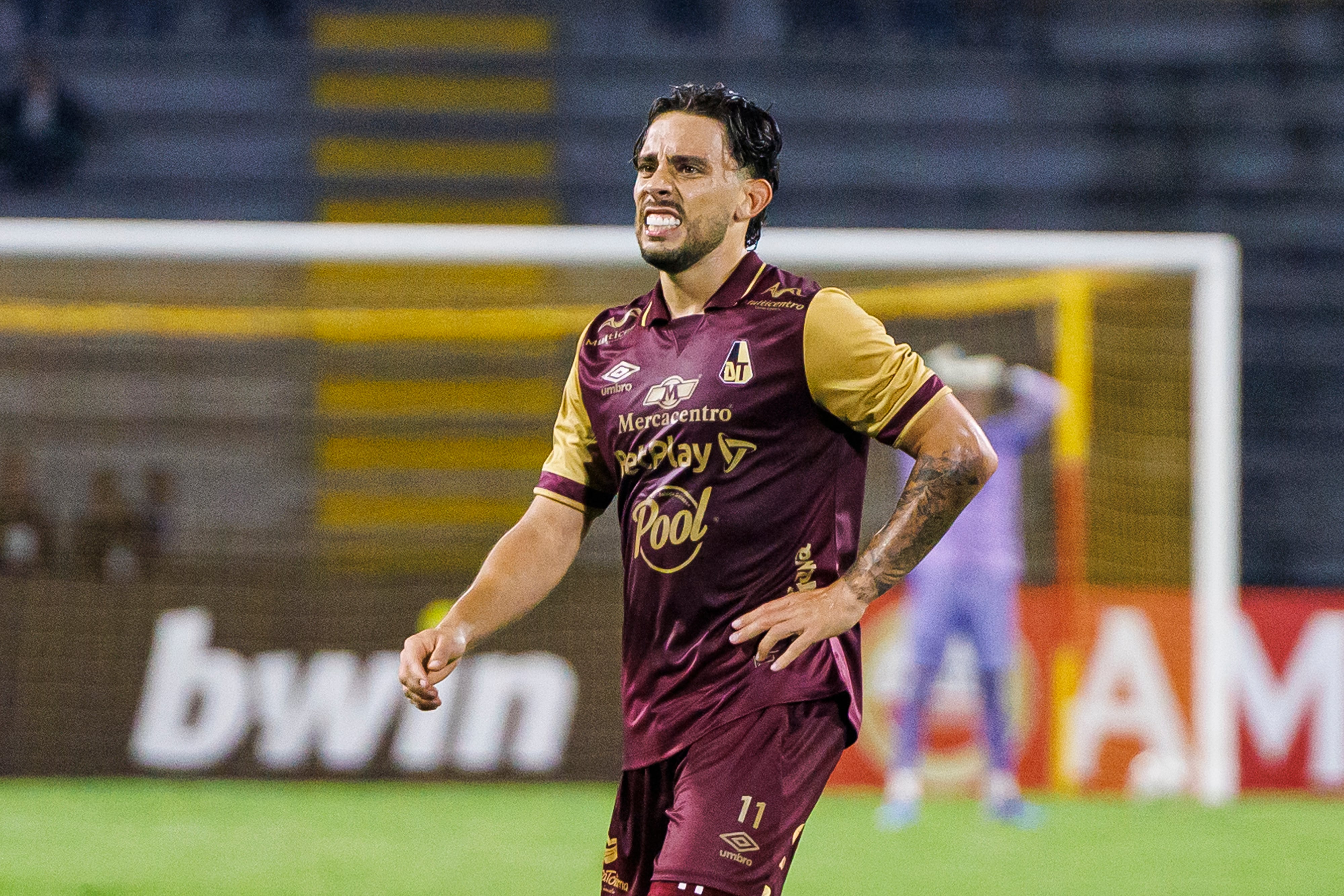 Gonzalo Lencina de Deportes Tolima. FOTO: Mauricio Duque/Eurasia Sport Images/Getty Images