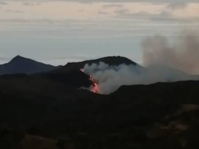 La Oficina de Gestión del Riesgo había advertido de la emergencia desde horas de la noche del pasado 12 de enero. . Foto: Gestión del Riesgo de Boyacá.