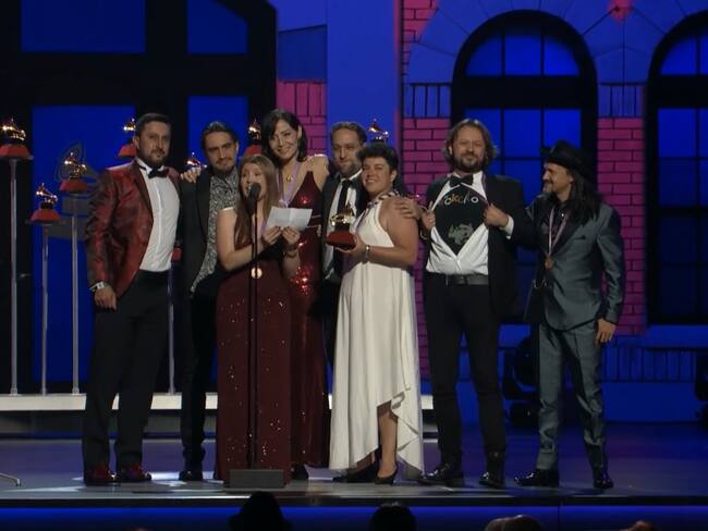 La banda colombiana 'Tú Rockcito' se llevó el galardón a “Mejor Álbum de Música Latina para Niños".