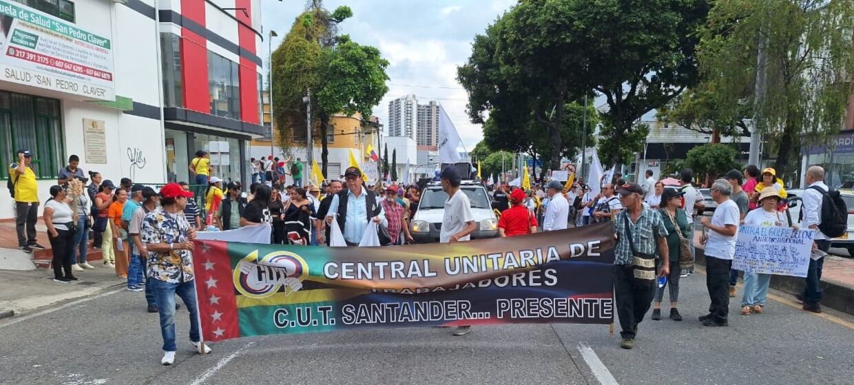 Movilización en Bucaramanga