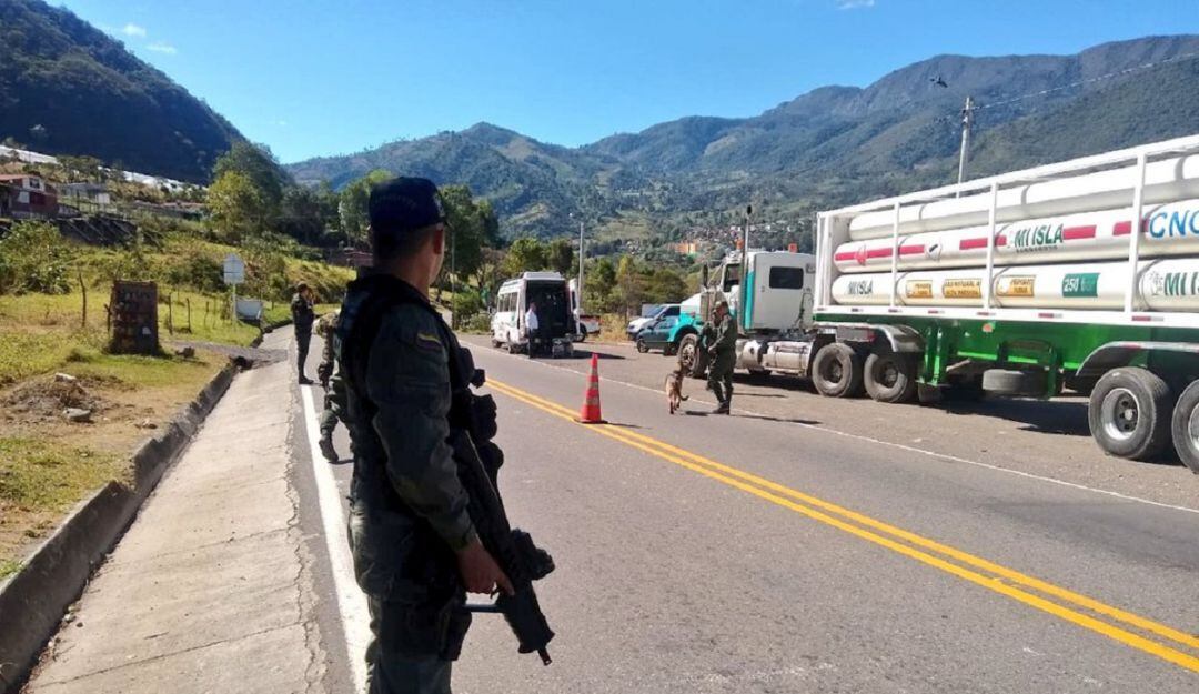 Autoridades hacen presencia en las vías de Norte de Santander. / Foto: Archivo.