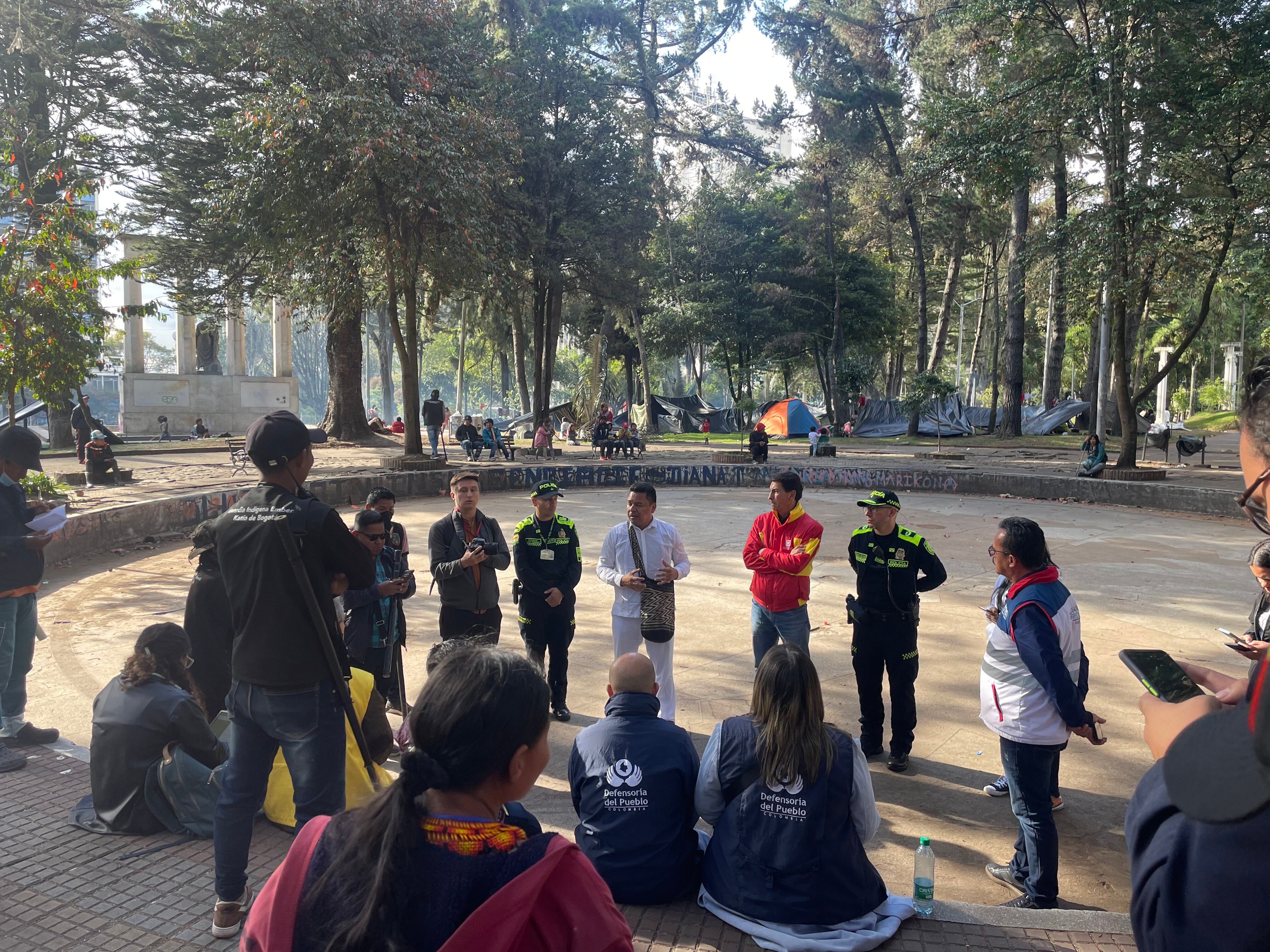 Indígenas Emberá en Parque Nacional. Foto: Suministrada Juan Rodríguez
