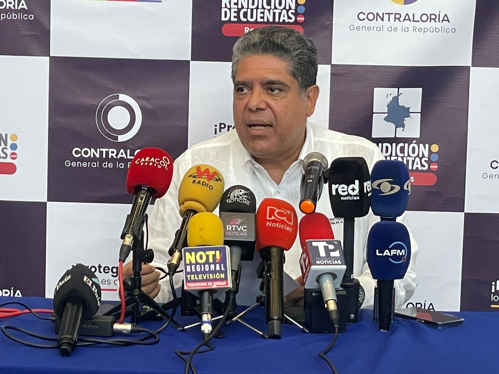 Contralor General, Carlos Hernán Rodríguez. Foto: W Radio.