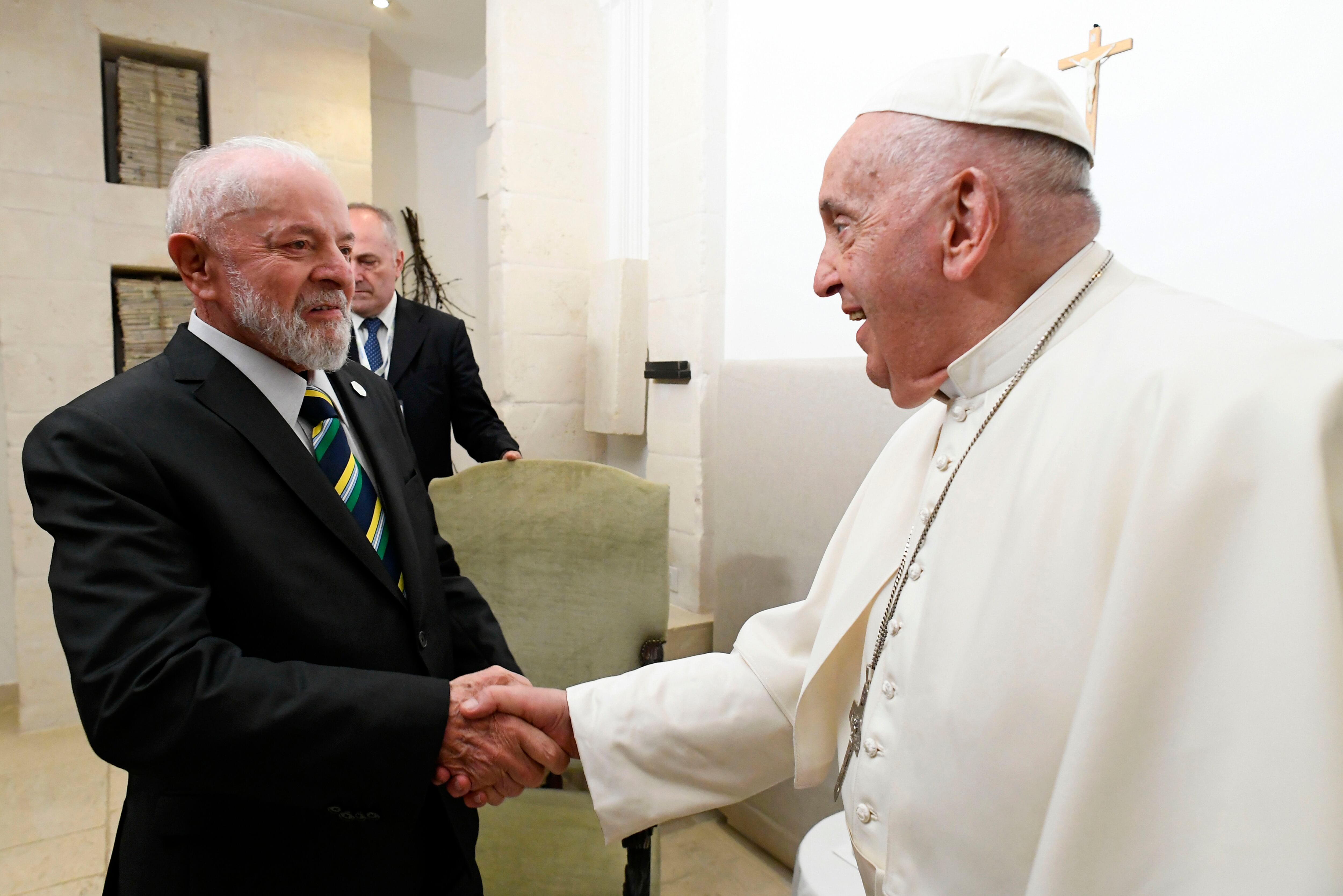 Lula da Silva y el papa Francisco. Foto; Vatican Media via Vatican Pool/Getty Images.