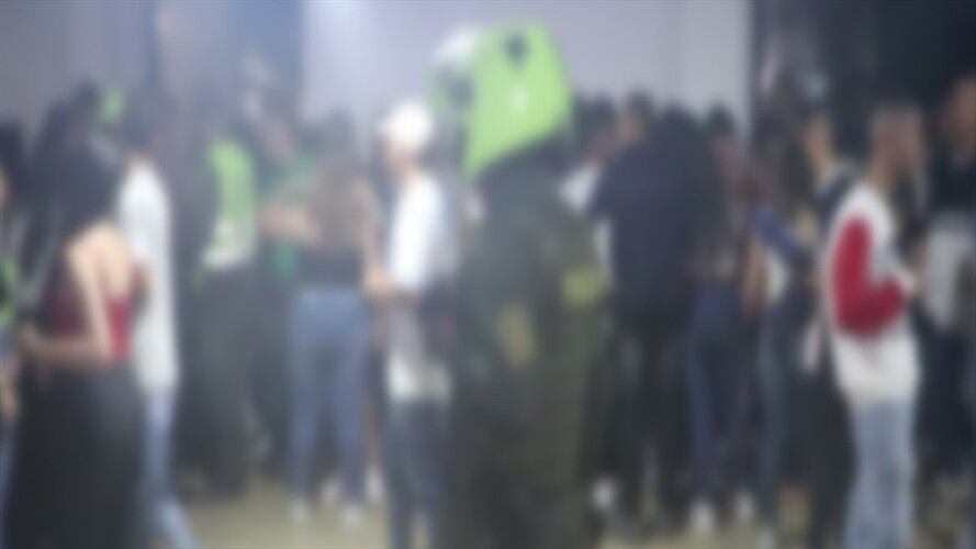 Chiquitecas en Floridablanca. Foto: Policía de Bucaramanga.