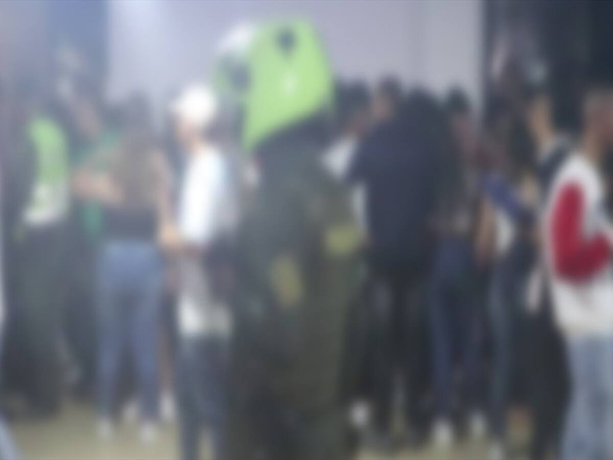 Sorprenden a 150 menores en "chiquitecas" en Floridablanca, Santander