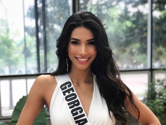 La colombiana que representó a Miss Georgia en el concurso de belleza "Miss USA"