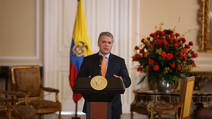 Ademas, Duque indicó que debido a la gravedad de esta amenaza global es fundamental la unidad para enfrentar esta criminalidad.. Foto: Colprensa