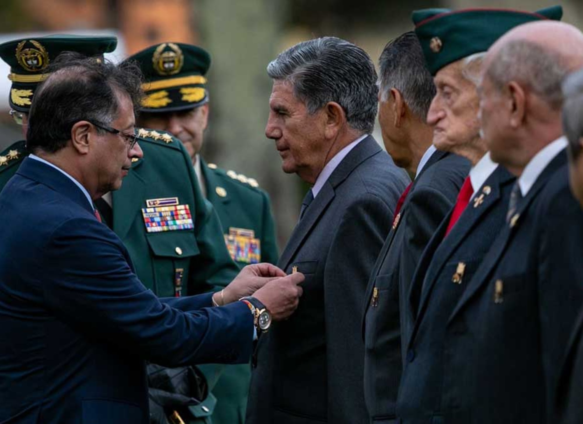 Veteranos de las Fuerzas Militares | Foto: Presidencia Colombia