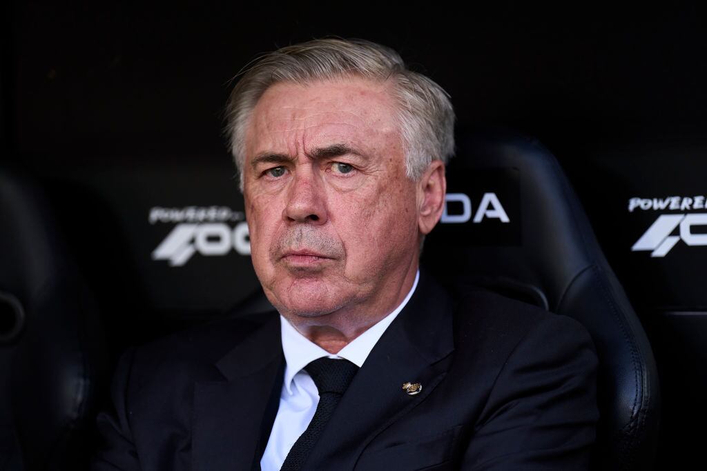 Carlo Ancelotti. (Photo by Aitor Alcalde Colomer/Getty Images)