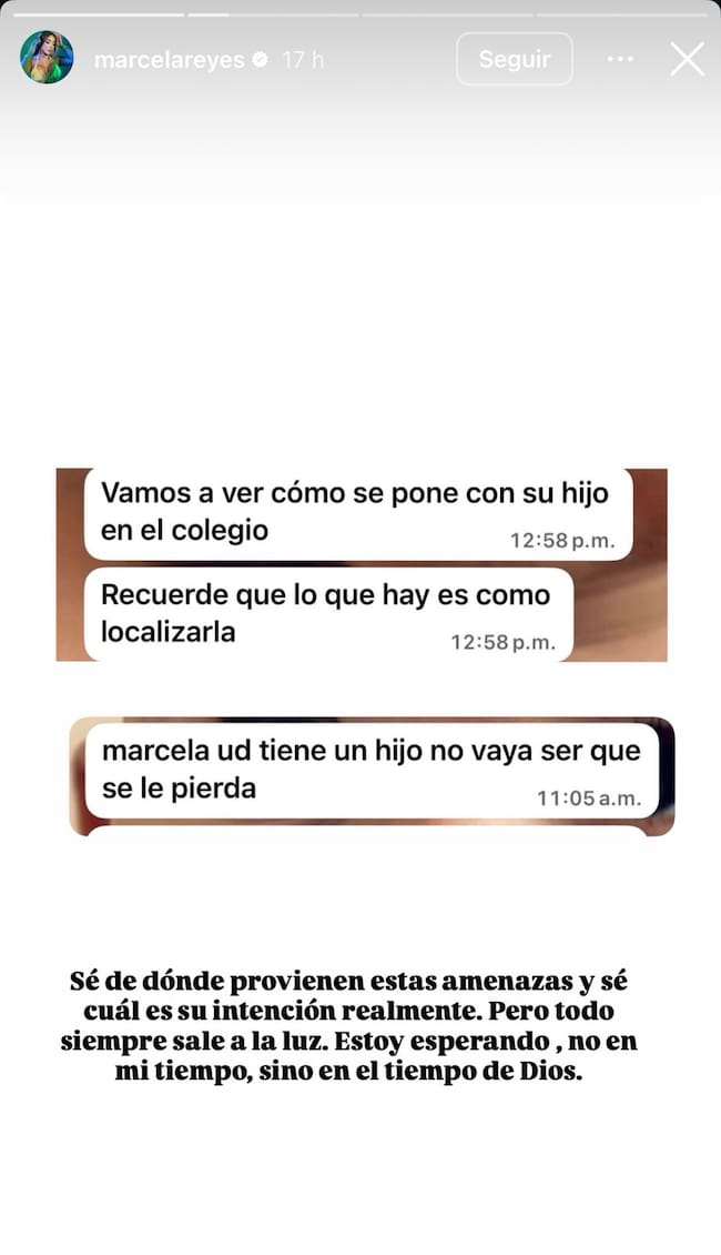 Tomado de IG: @marcelareyes