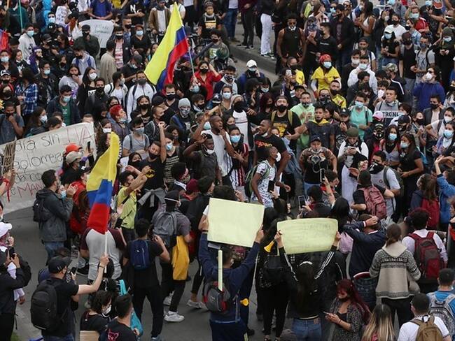 Agresión contra gestor de convivencia en Bogotá. Foto: Colprensa