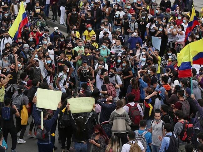 Agresión contra gestor de convivencia en Bogotá. Foto: Colprensa