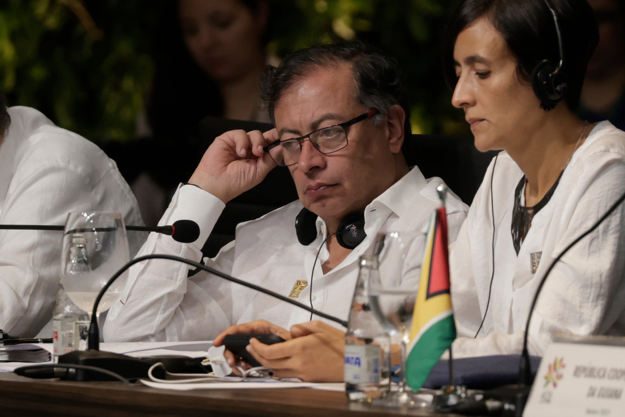 Presidente Gustavo Petro en la Cumbre Amazónica.