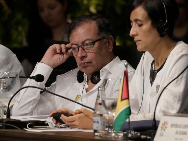 Presidente Gustavo Petro en la Cumbre Amazónica.