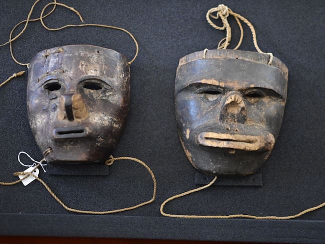 ¿Cómo se logró la restitución de máscaras del pueblo Kogui a Colombia?