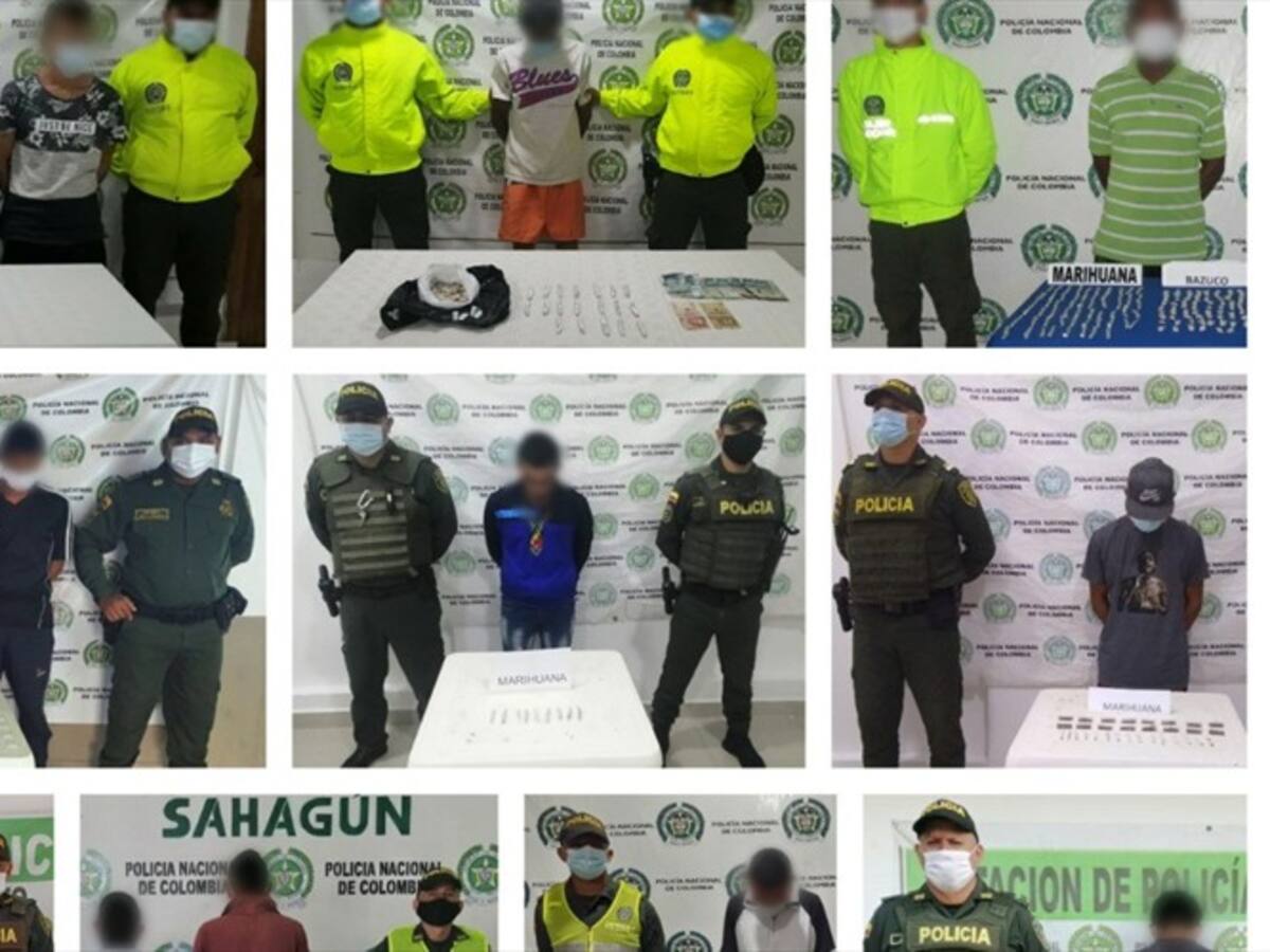 Redada deja 13 personas capturadas en el departamento de Córdoba