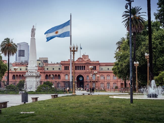 Casa Rosada at Plaza de Mayo in Buenos Aires, Argentina. I Foto: Getty Images.
