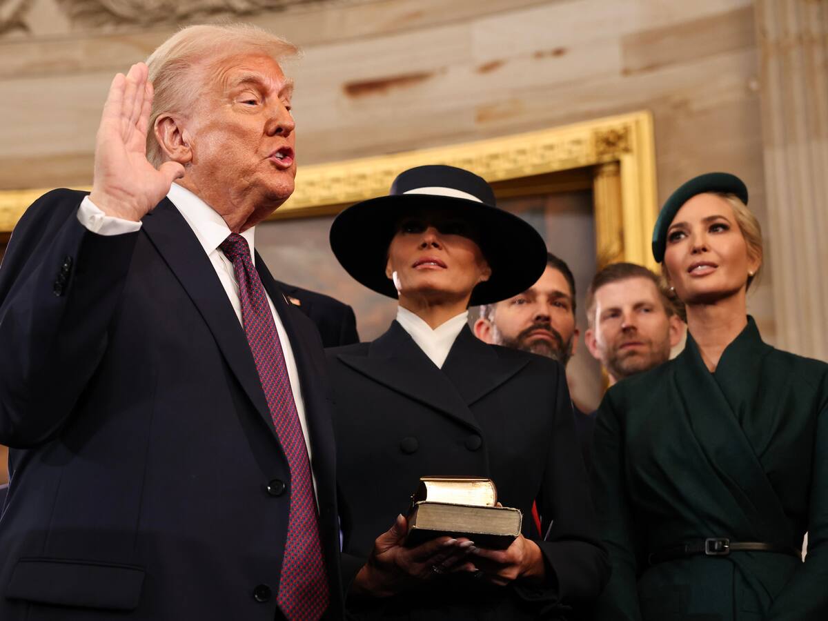 Donald Trump toma posesión como nuevo presidente Estados Unidos