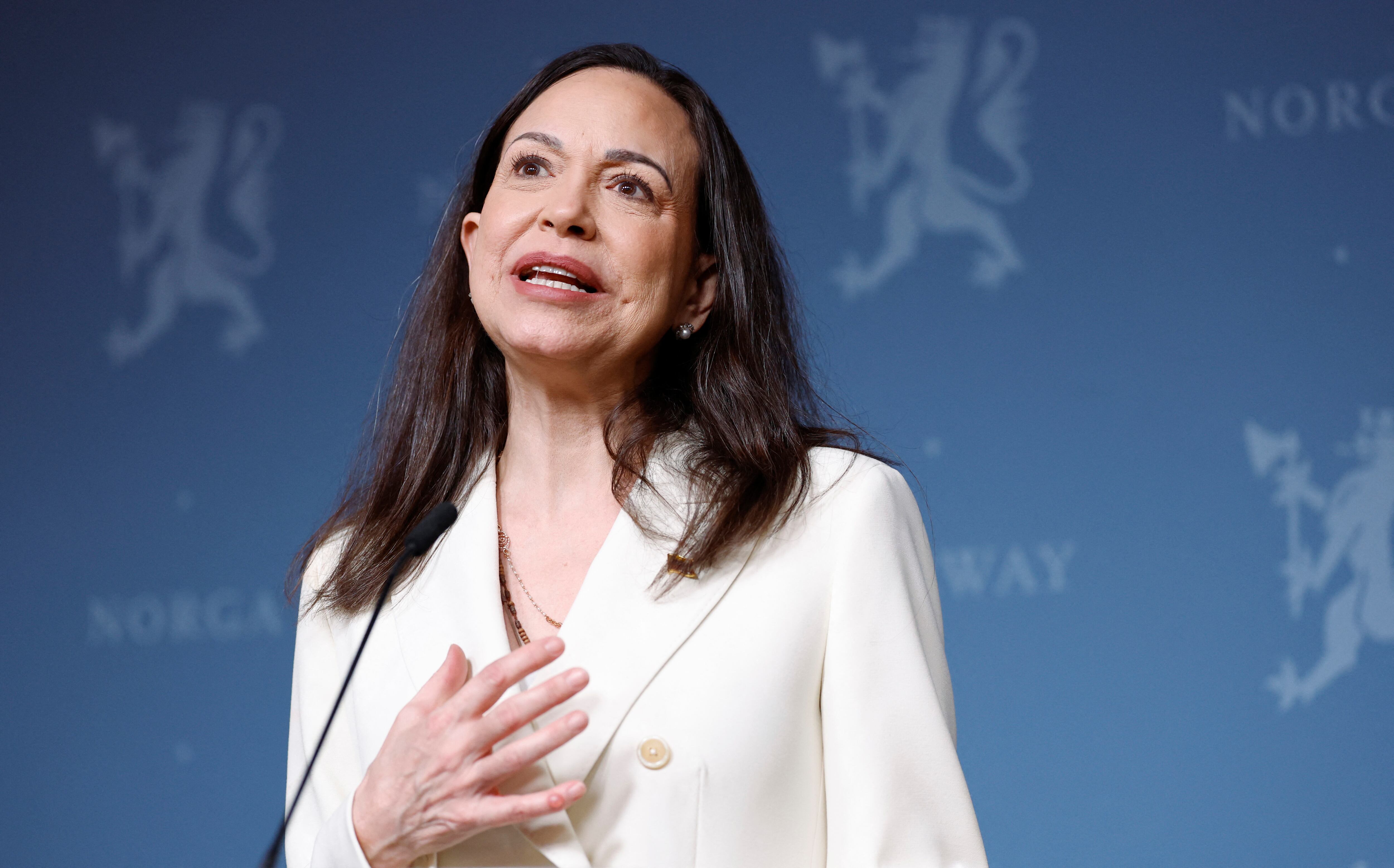 Maria Corina Machado. Foto: Odd ANDERSEN / AFP)