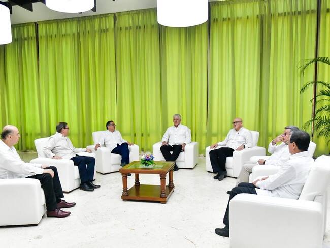 Mesa de diálogo entre el Gobierno Nacional y el ELN | Foto: Presidencia