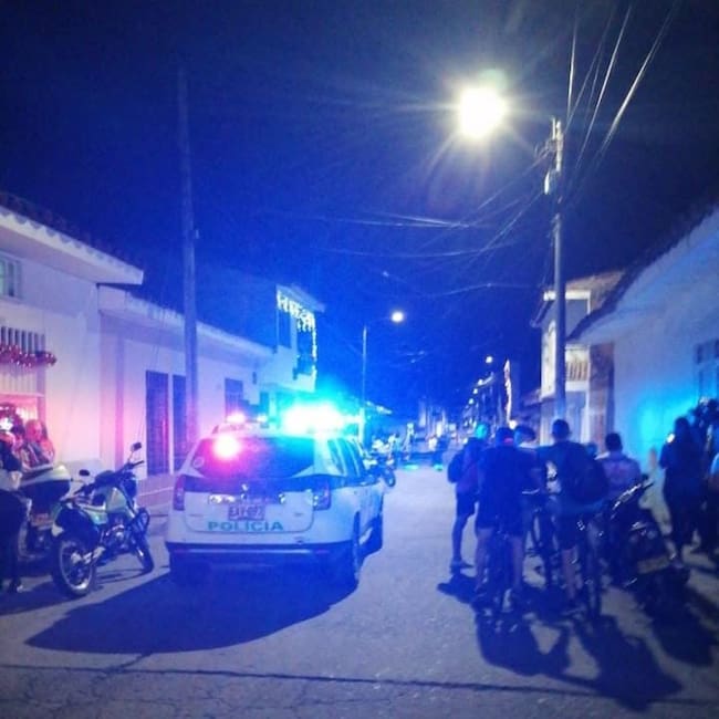 Investigan asesinato de tres personas en el municipio de Buga. Foto: Cortesía.