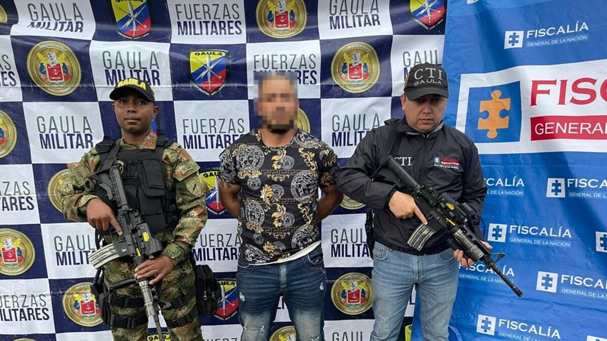 Capturan al cabecilla de ‘Los Chaquiros’ en Risaralda