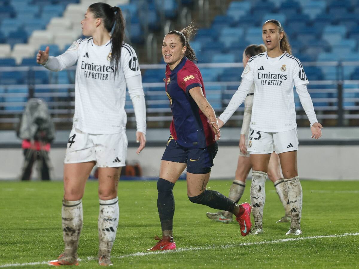 Barcelona femenino goleó 5-0 al Real Madrid en la ida de las ‘semis’ de Copa de la Reina
