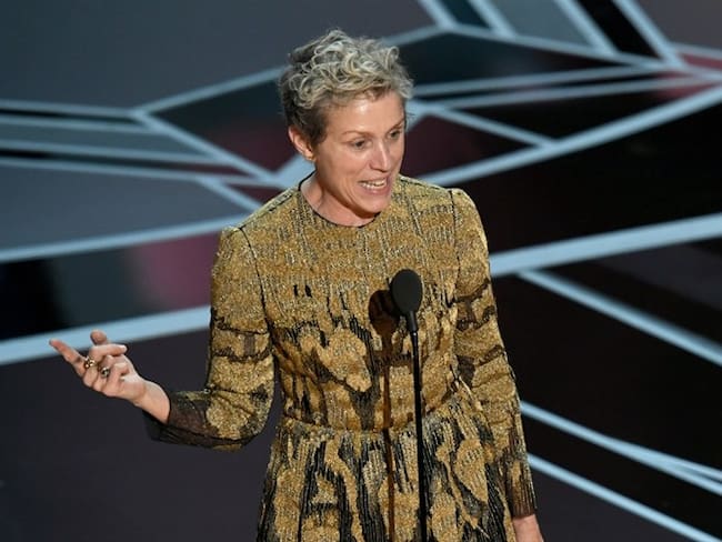 Frances McDormand ganó el Óscar a la mejor actriz, el segundo en su carrera, gracias a su interpretación en &quot;Three Billboards Outside Ebbing, Missouri&quot;. Foto: Getty Images