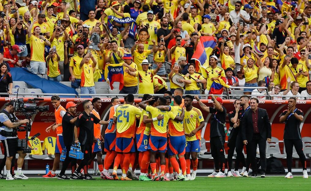 Selección Colombia en la Conmebol Copa América Estados Unidos 2024. Foto: Getty Images.