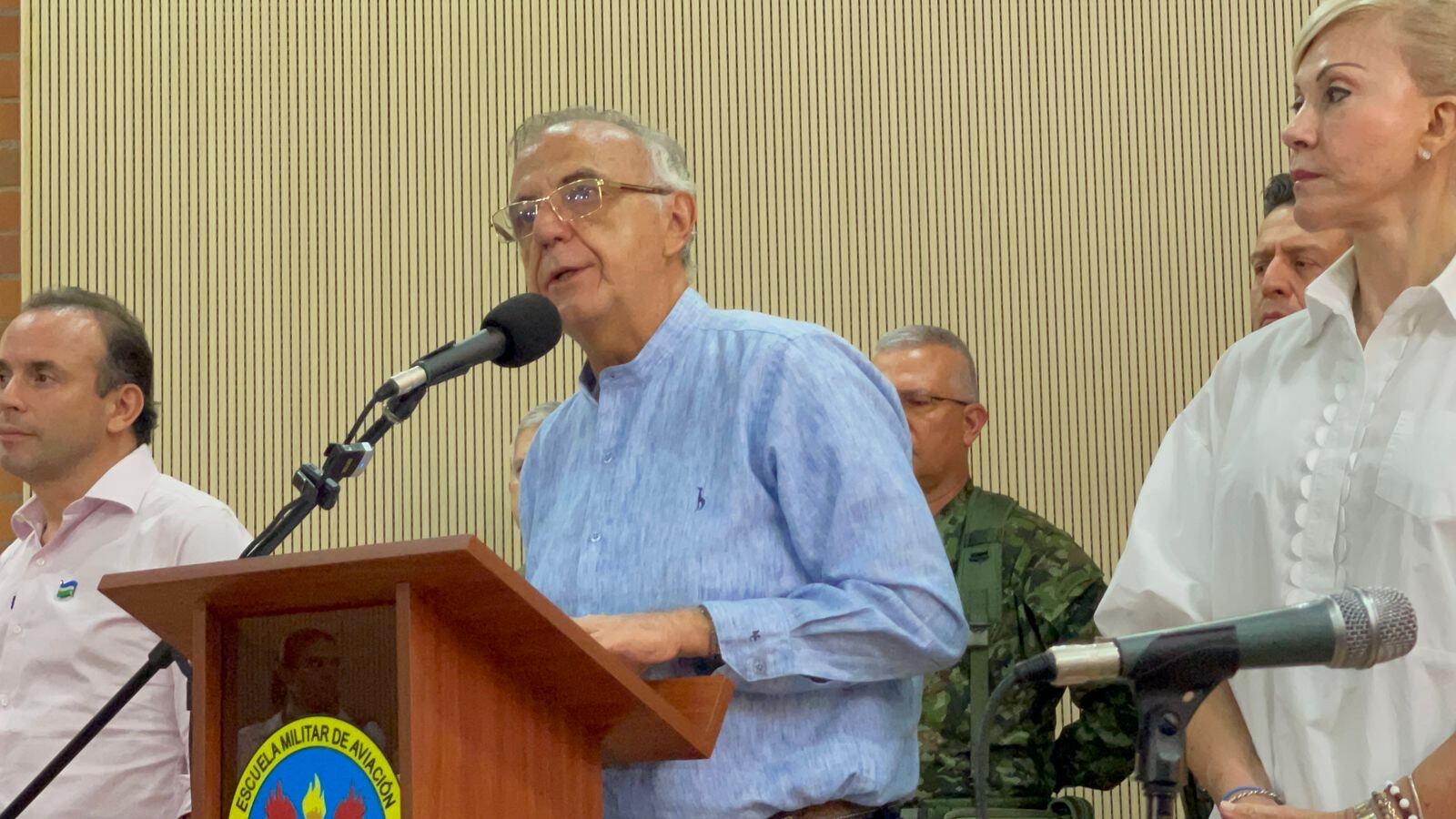 Ministro de Defensa, Iván Velásquez. Foto: W Radio.