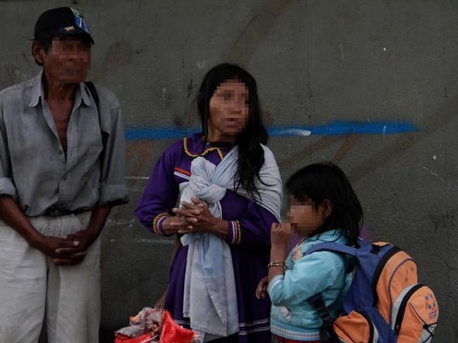 Indígenas retornan a sus tierras 10 de diciembre de 2012  Varias familias indígenas que permanecía en Bogotá vuelven a Risaralda de donde debieron huir de la violencia.. Foto: Colprensa