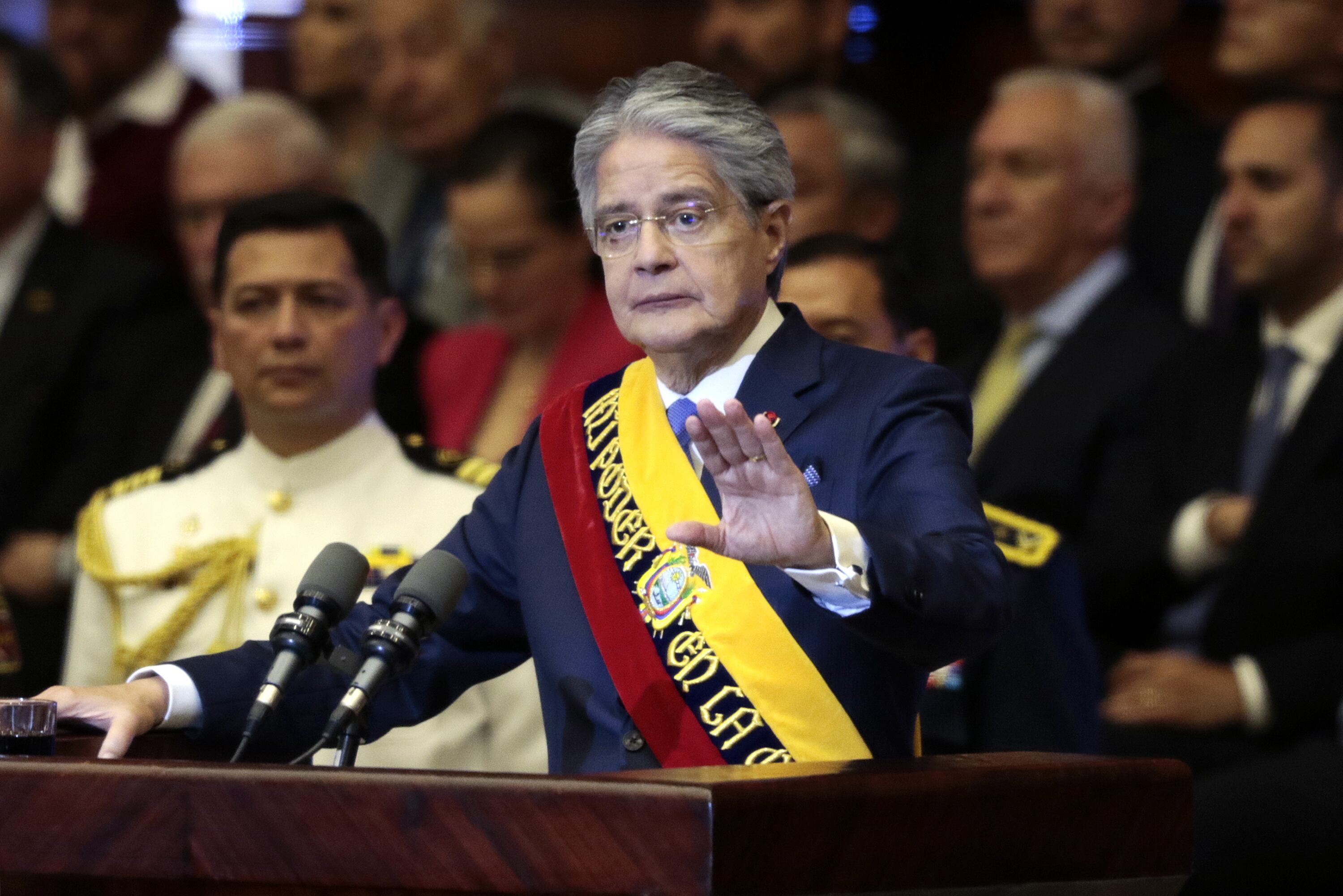 Guillermo Lasso, presidente de Ecuador. Felipe Stanley/Getty Images