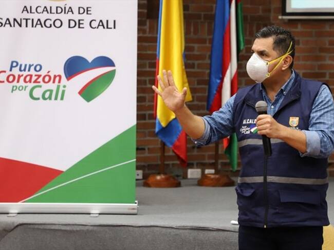 Alcalde de Cali, Jorge Iván Ospina, le solicitó al Gobierno Nacional descentralizar los dineros del Estado para enfrentrar las dos semanas adicionales de cuarentena. Foto: Cortesía