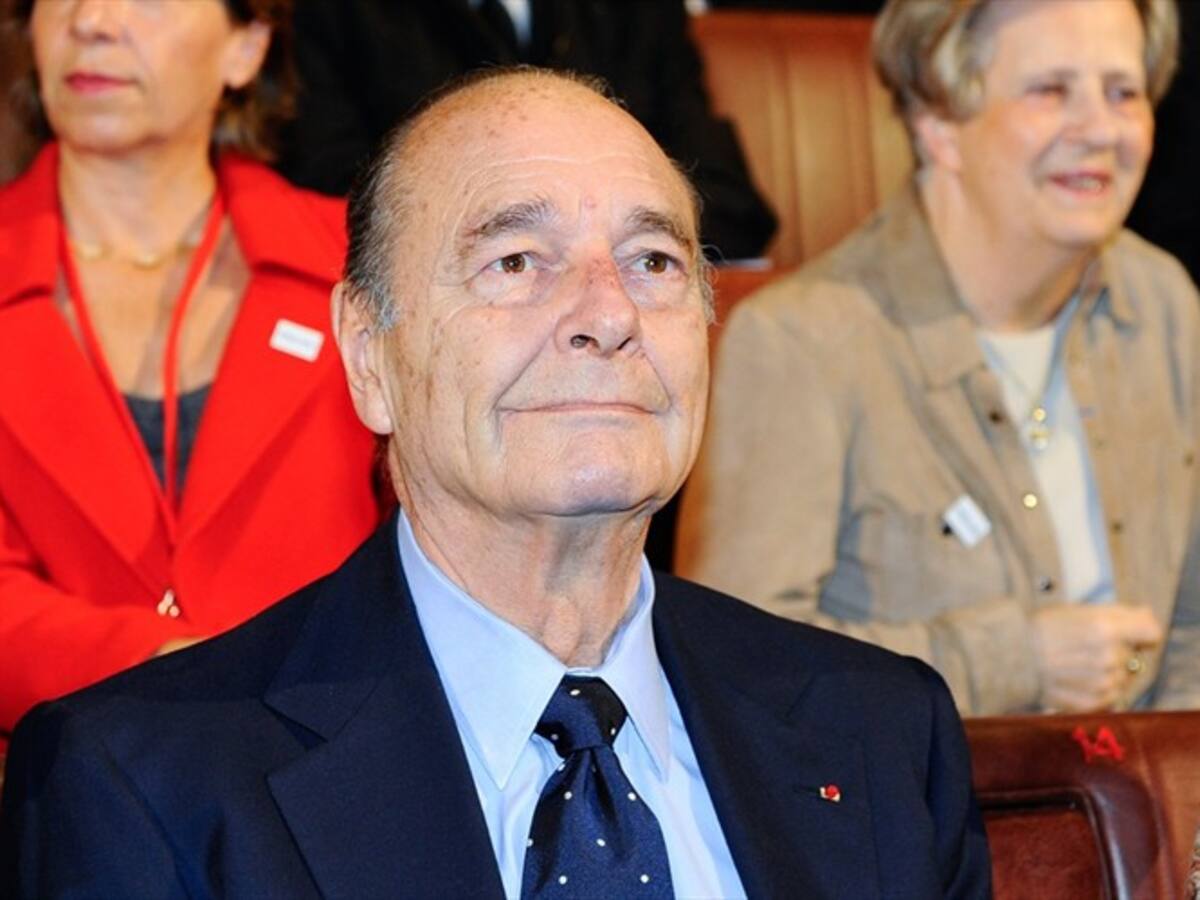 Falleció el expresidente francés Jacques Chirac a sus 86 años