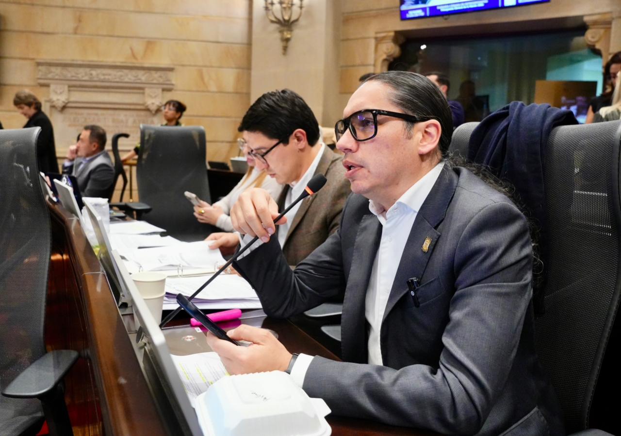 Juan Sebastián Gómez, congresista caldense.