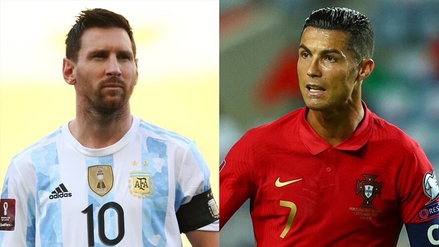 Futbolistas Lionel Messi y Cristiano Ronaldo. Foto: Alexandre Schneider/Getty Images / Carlos Rodrigues/Getty Images