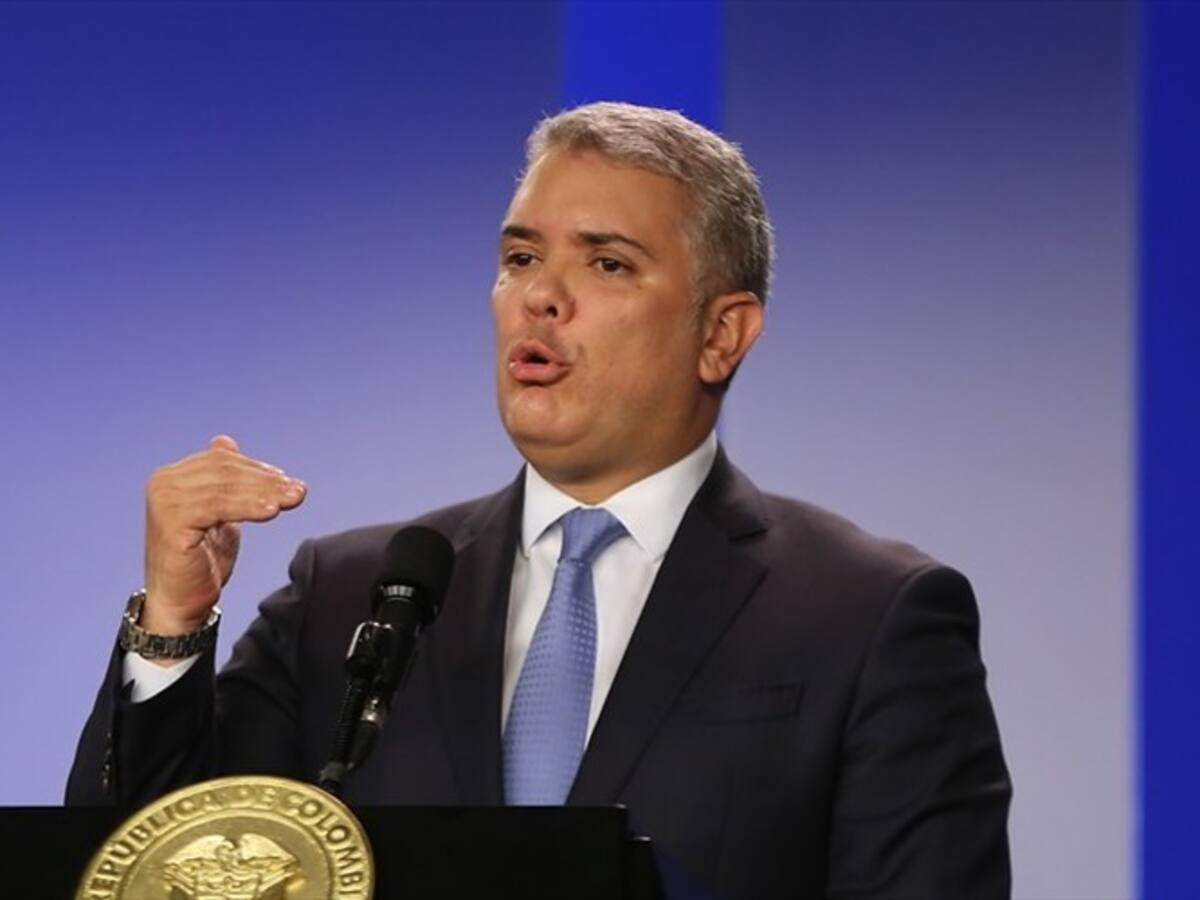 Duque tilda de “profetas del caos” a quienes obstruyen la reactivación económica del país