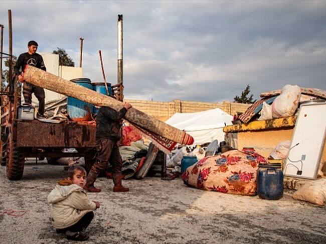 Más de 235.000 desplazados en dos semanas de combates en Siria, según la ONU. Foto: Getty Images