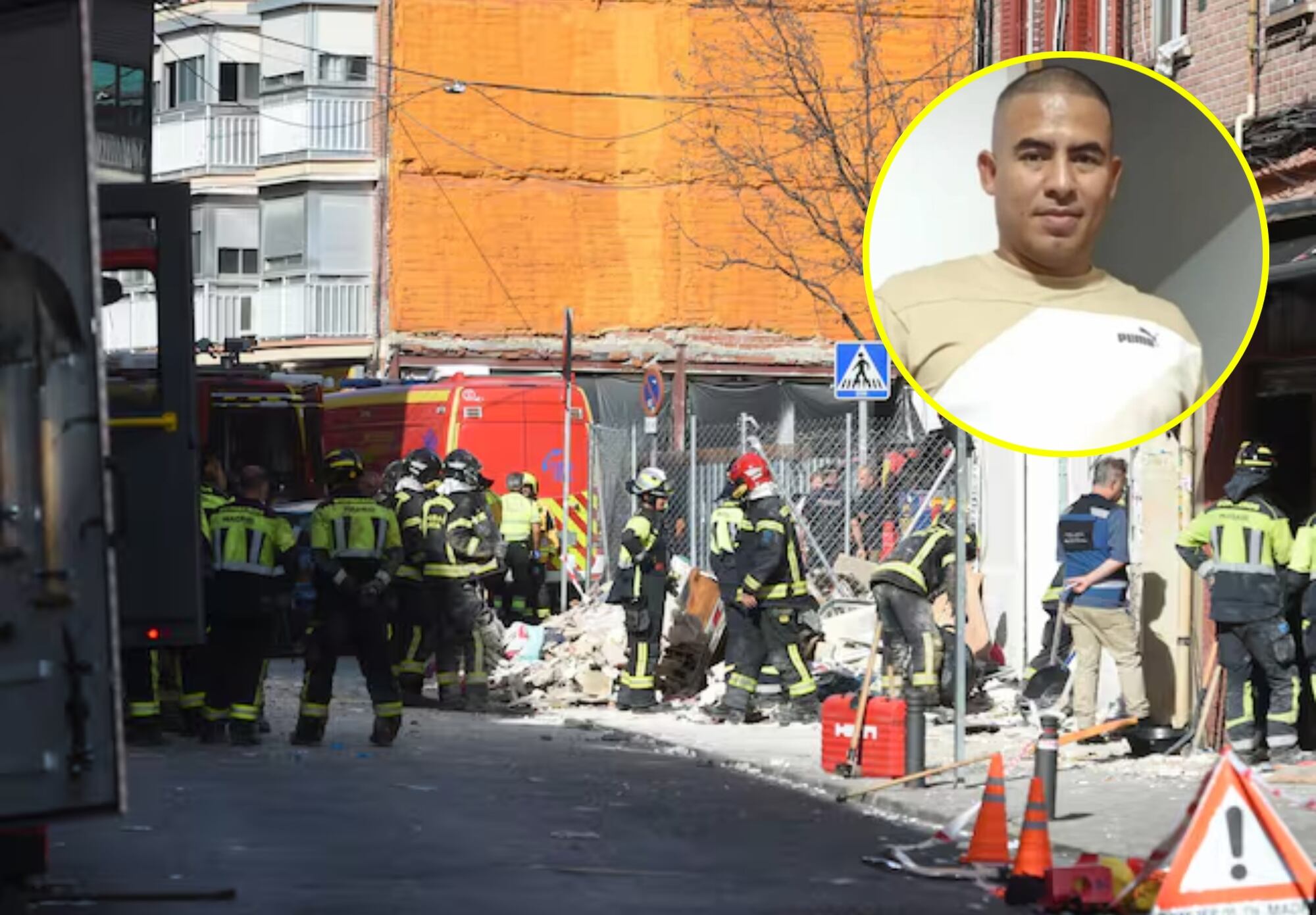 Obrero colombiano, en coma inducido y con el 90% de quemaduras en su cuerpo por explosión en España. Foto: Gustavo Valiente/Europa Press via Getty Images / Europa Press News- Proporcionada por su familia